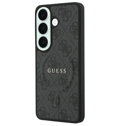 MagSafe-Hülle für Samsung Galaxy S26 FE S741, Guess, 4G Embossed Ring Classic Logo, Schwarz