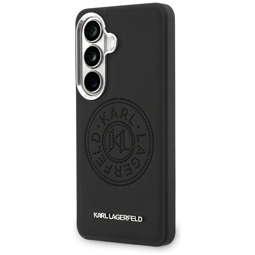 MagSafe Case for Samsung Galaxy S26 Plus S947, Karl Lagerfeld, Karl Round Point Logo, Black