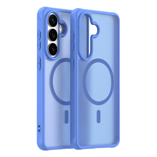 MagSafe Hülle für Samsung Galaxy S26 Plus, Techsuit, HaloFrost II, Blau