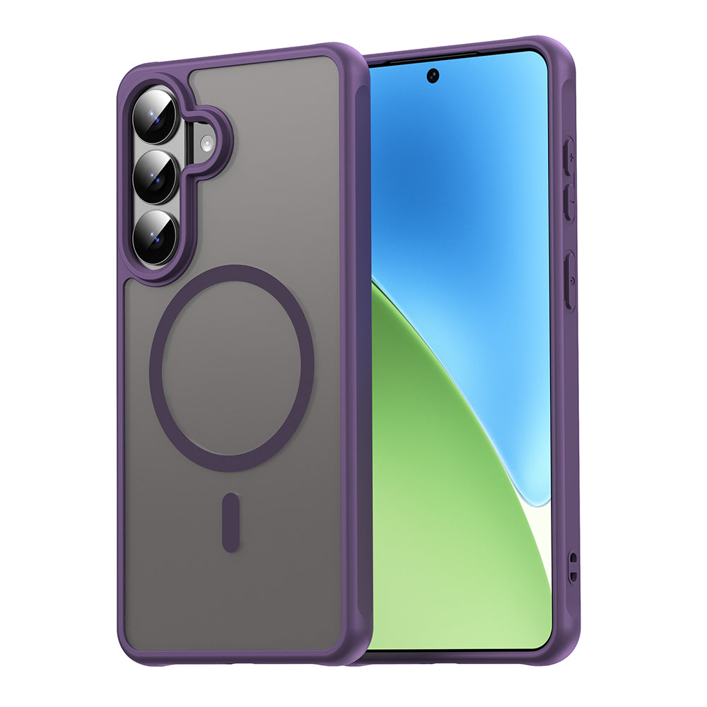 MagSafe Hülle für Samsung Galaxy S26 Plus, Techsuit, HaloFrost II, Lila