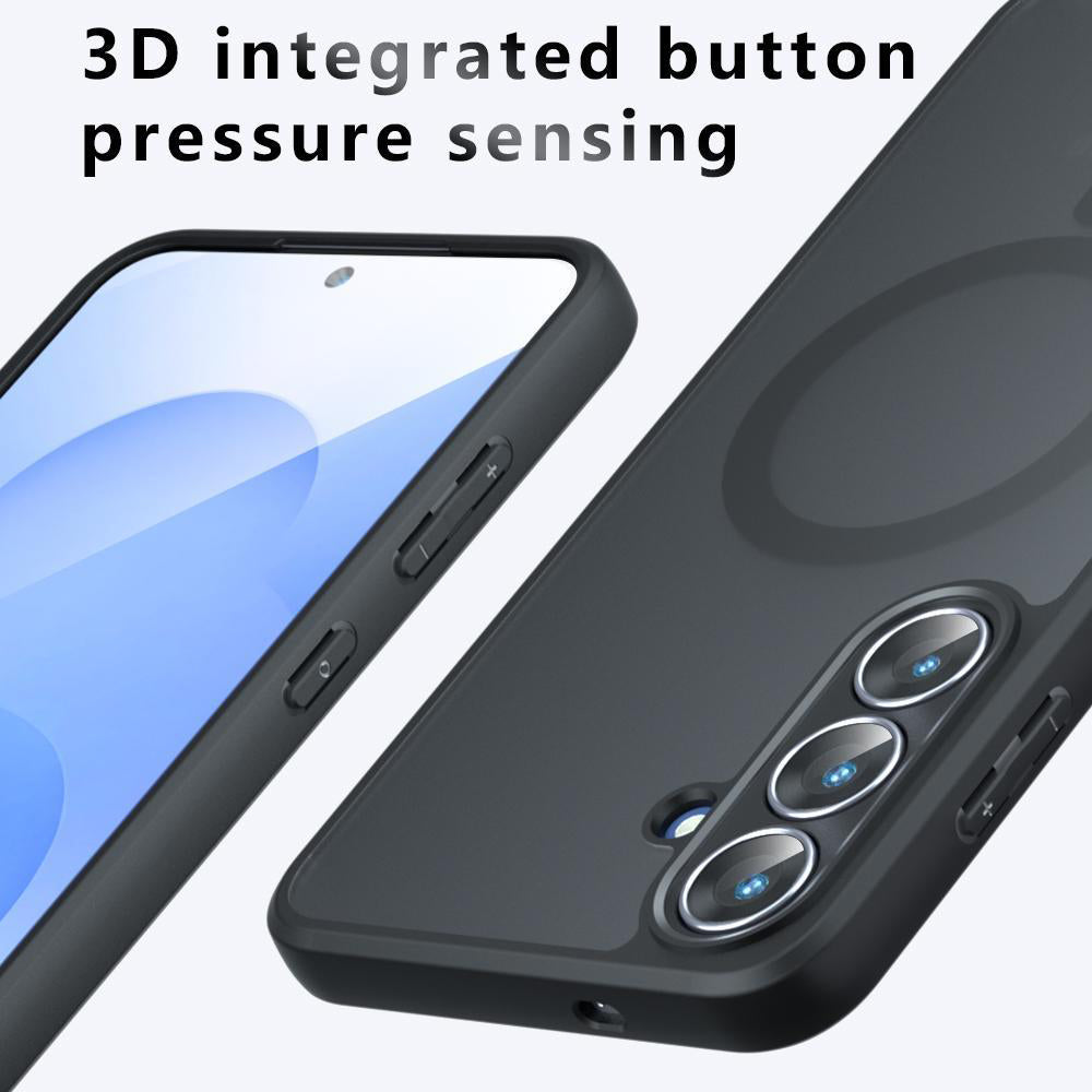 MagSafe Hülle für Samsung Galaxy S26 Plus, Techsuit, PureFrost, Satinschwarz