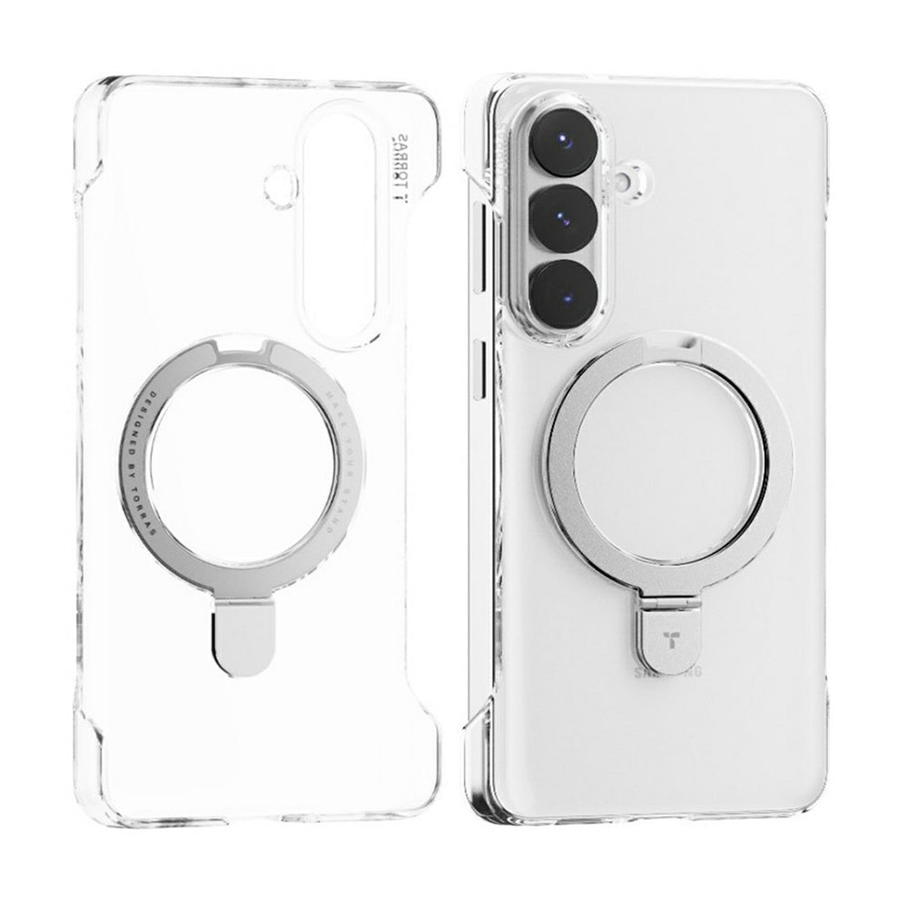 MagSafe Hülle für Samsung Galaxy S26 Plus S947, Torras, Ostand Slim, Transparent