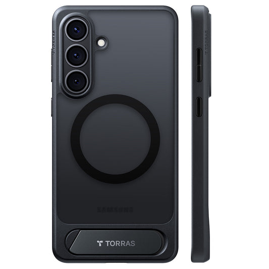 MagSafe Hülle für Samsung Galaxy S26 Plus, Torras, Pstand, Schwarz