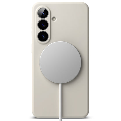 MagSafe Hülle für Samsung Galaxy S26, Ringke, Silikon, Creme