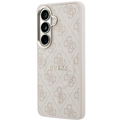 MagSafe Hülle für Samsung Galaxy S26 S942, Guess, 4G Embossed Ring, Rosa
