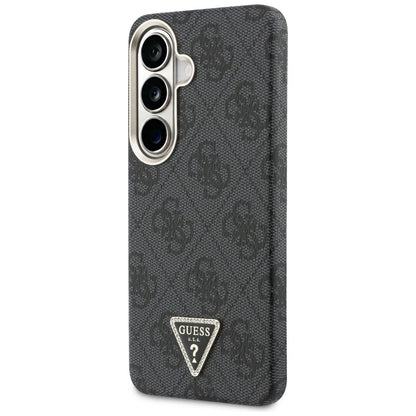 MagSafe Hülle für Samsung Galaxy S26 S942, Guess, 4G Triangle Logo, Schwarz