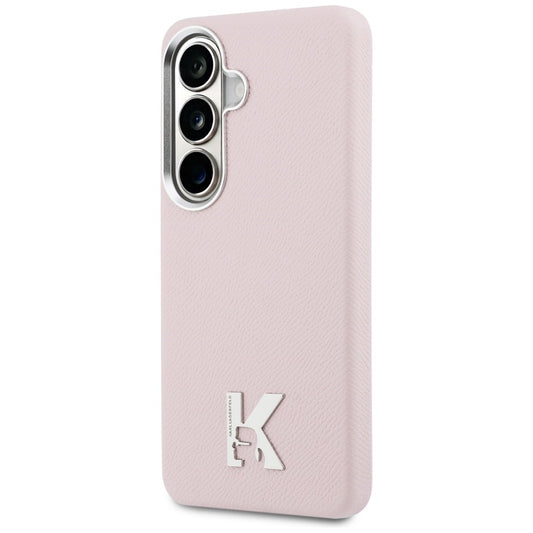 MagSafe Hülle für Samsung Galaxy S26 S942, Karl Lagerfeld, Karl Head Logo, Rosa