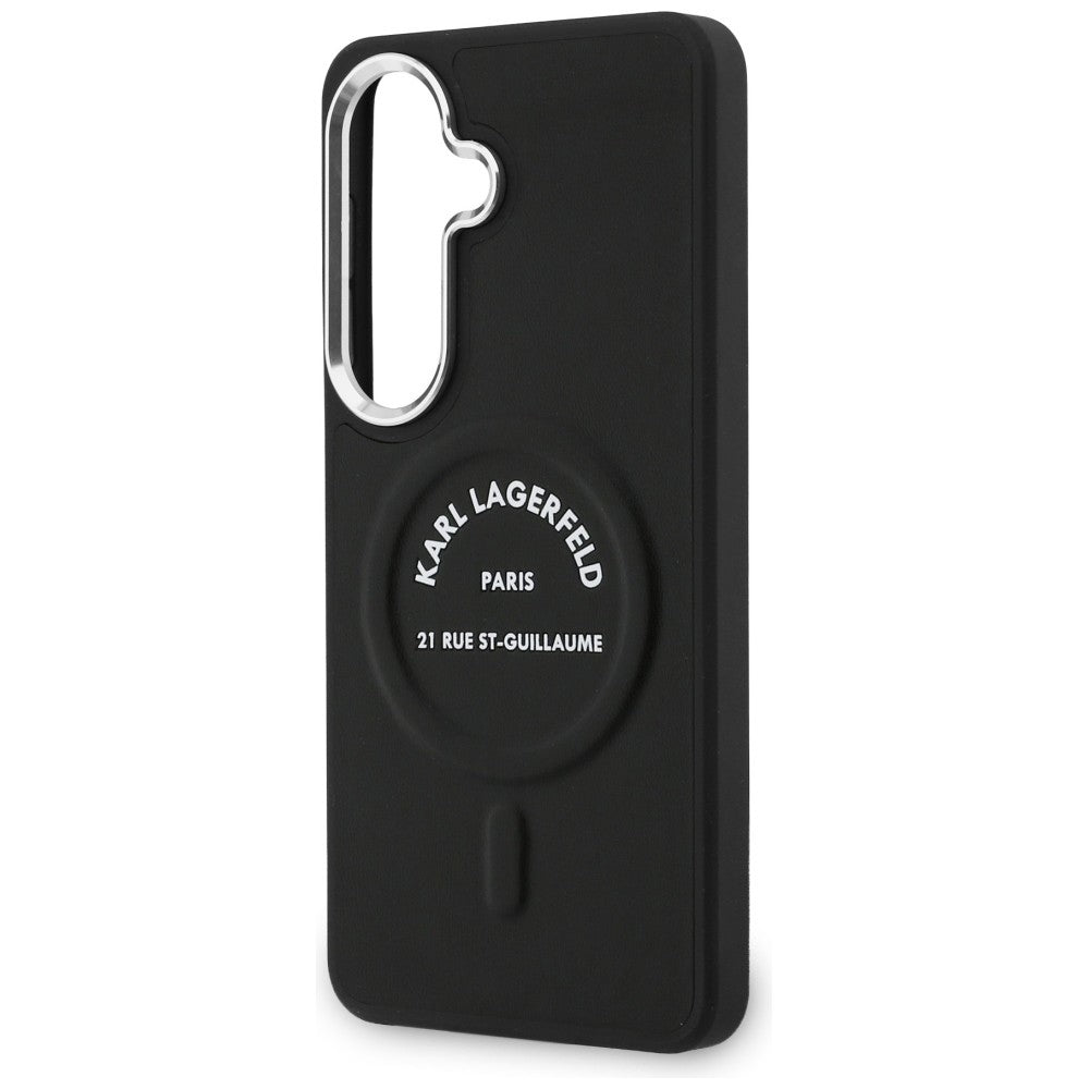 MagSafe Case for Samsung Galaxy S26 S942, Karl Lagerfeld, Karl RSG Logo, Black