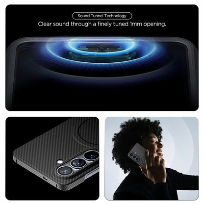 MagSafe-Hülle für Samsung Galaxy S26 S942, Spigen, Air Skin, Schwarz ACS11059