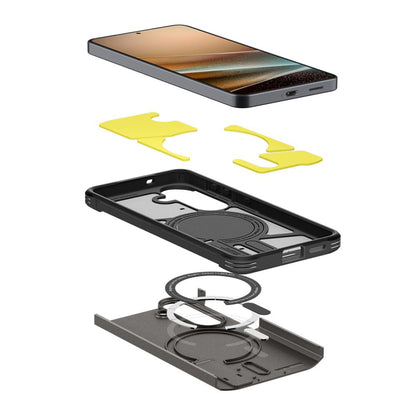MagSafe Hülle für Samsung Galaxy S26 S942, Spigen, Tough Armor, Grau ACS10739