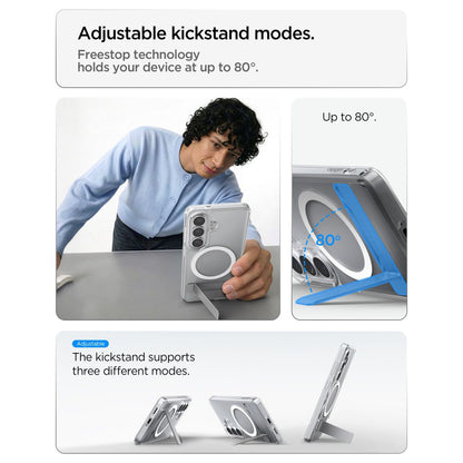 MagSafe Hülle für Samsung Galaxy S26 S942, Spigen, Ultra Hybrid S, Transparent Weiß ACS11061