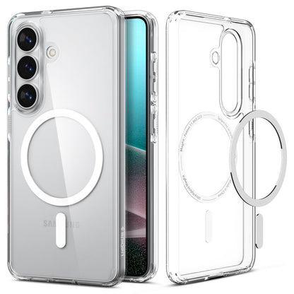MagSafe Hülle für Samsung Galaxy S26 S942, Spigen, Ultra Hybrid, Transparent Weiß ACS10734