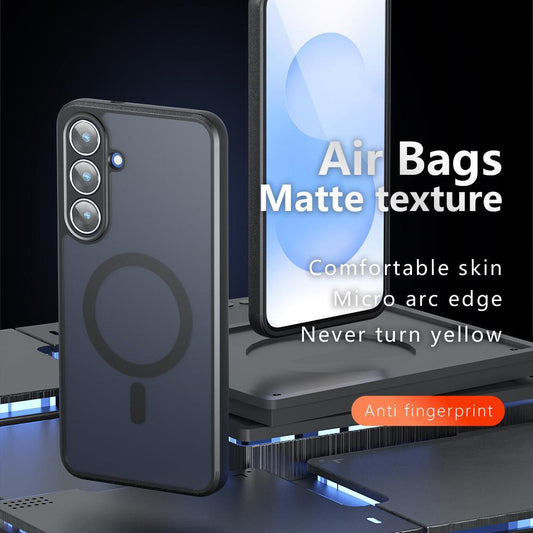 MagSafe Case for Samsung Galaxy S26, Techsuit, PureFrost, Satin Black