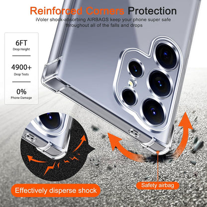 MagSafe Hülle für Samsung Galaxy S26, Techsuit, Stoßfest, Transparent