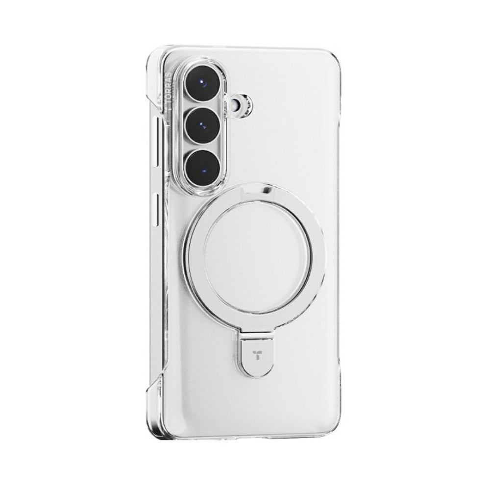 MagSafe Hülle für Samsung Galaxy S26 S942, Torras, Ostand Slim, Transparent