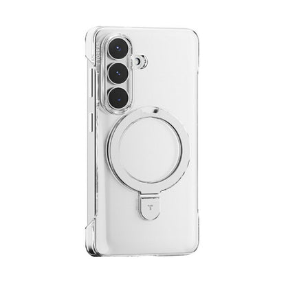 MagSafe Hülle für Samsung Galaxy S26 S942, Torras, Ostand Slim, Transparent