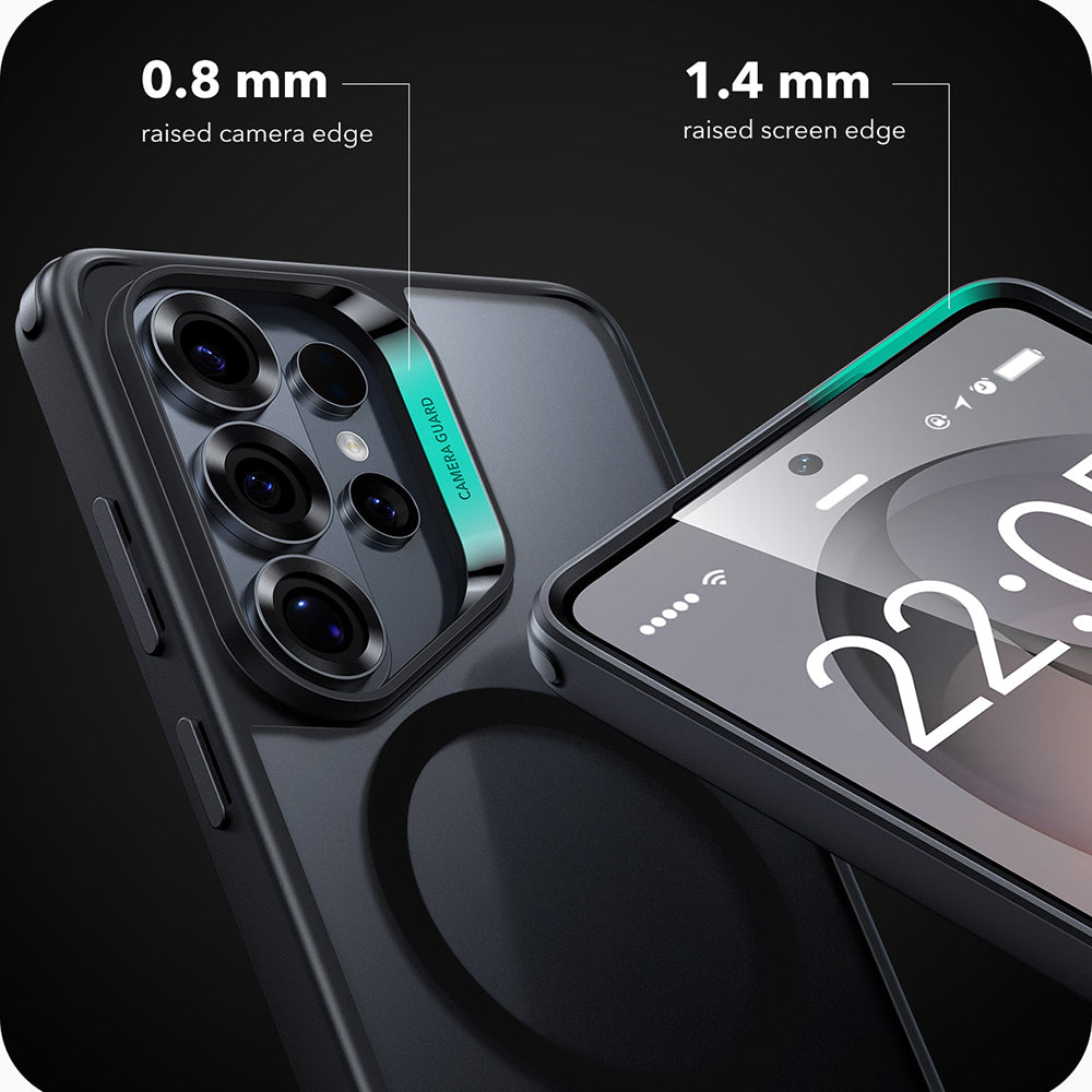 MagSafe Case for Samsung Galaxy S26 Ultra, ESR, Classic Hybrid, Satin Black