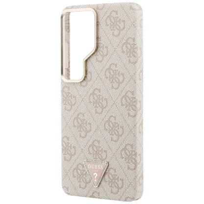 MagSafe Hülle für Samsung Galaxy S26 Ultra S948, Guess, 4G Triangle Logo, Rosa