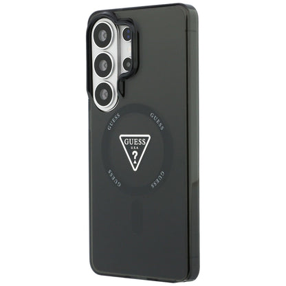 MagSafe Hülle für Samsung Galaxy S26 Ultra S948, Guess, IML Gradient Triangle Logo, Schwarz