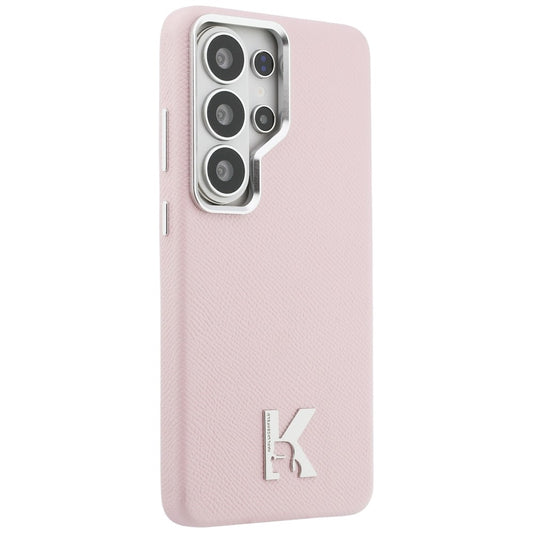 MagSafe Hülle für Samsung Galaxy S26 Ultra S948, Karl Lagerfeld, Karl Head Logo, Rosa
