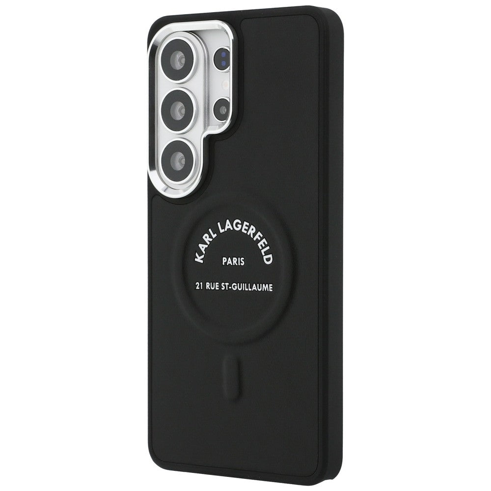 MagSafe Hülle für Samsung Galaxy S26 Ultra S948, Karl Lagerfeld, Karl RSG Logo, Schwarz