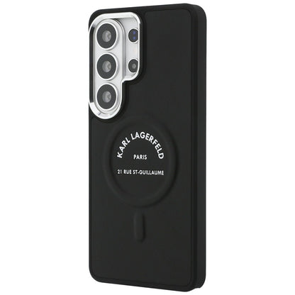 MagSafe Hülle für Samsung Galaxy S26 Ultra S948, Karl Lagerfeld, Karl RSG Logo, Schwarz