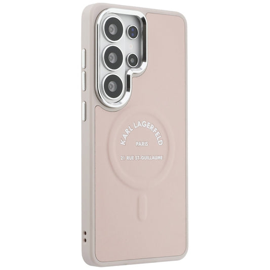 MagSafe Hülle für Samsung Galaxy S26 Ultra S948, Karl Lagerfeld, Karl RSG Logo, Rosa