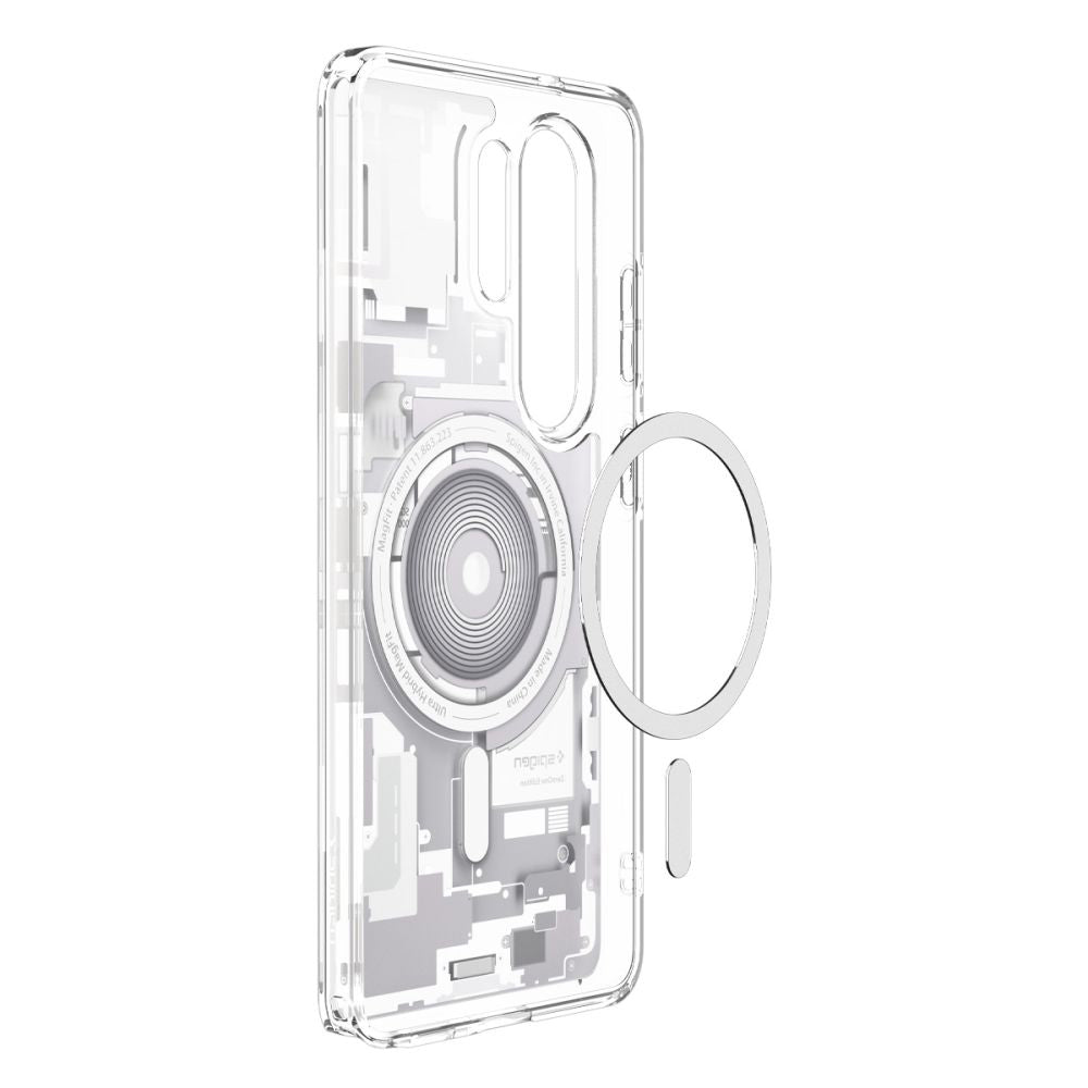 MagSafe Hülle für Samsung Galaxy S26 Ultra S948, Spigen, Ultra Hybrid Zero One, Weiß ACS10683