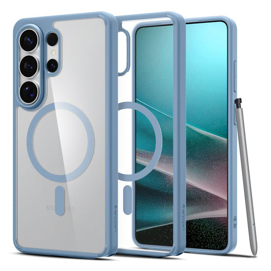 MagSafe Hülle für Samsung Galaxy S26 Ultra S948, Spigen, Ultra Hybrid, Blau ACS11207