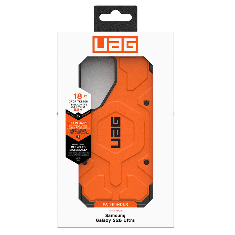 MagSafe-Hülle für Samsung Galaxy S26 Ultra S948, Urban Armor Gear, Pathfinder, Orange