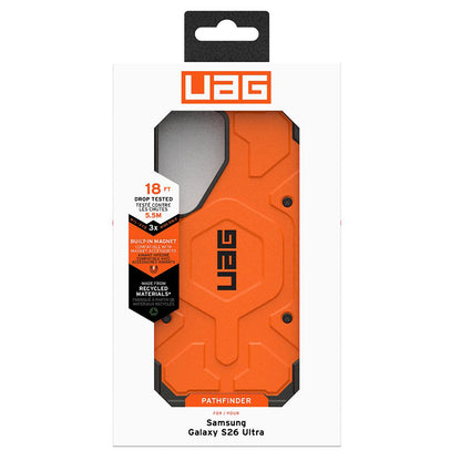 MagSafe-Hülle für Samsung Galaxy S26 Ultra S948, Urban Armor Gear, Pathfinder, Orange