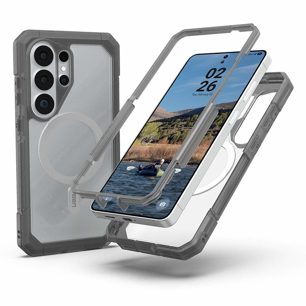 MagSafe-Hülle für Samsung Galaxy S26 Ultra S948, Urban Armor Gear, Trooper, Transparent Grau