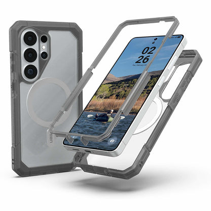 MagSafe-Hülle für Samsung Galaxy S26 Ultra S948, Urban Armor Gear, Trooper, Transparent Grau