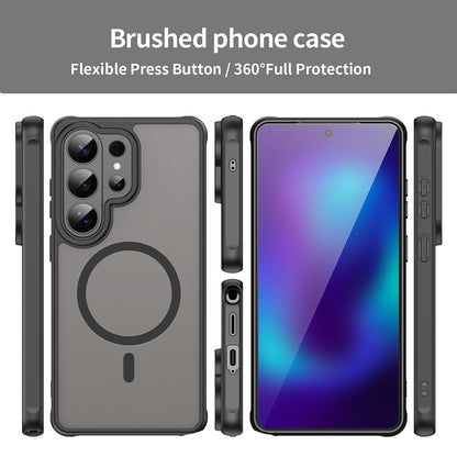 MagSafe Hülle für Samsung Galaxy S26 Ultra, Techsuit, HaloFrost II, Schwarz