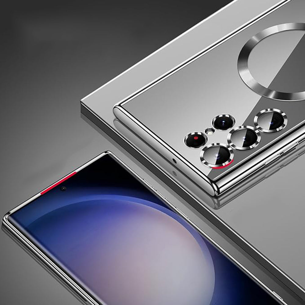 MagSafe Case for Samsung Galaxy S26 Ultra S948, Techsuit, Luxury Crystal, Gold