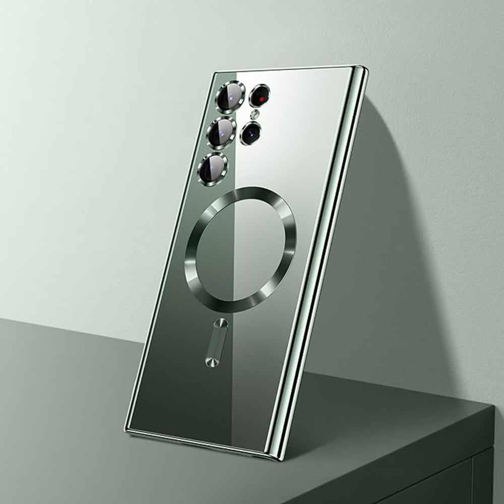 MagSafe Case for Samsung Galaxy S26 Ultra S948, Techsuit, Luxury Crystal, Gold