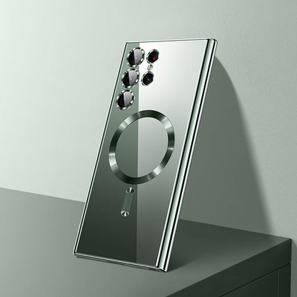 MagSafe Case for Samsung Galaxy S26 Ultra S948, Techsuit, Luxury Crystal, Gold