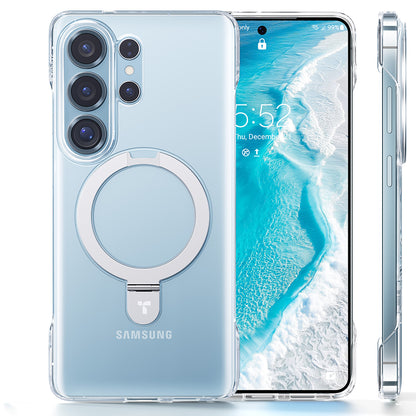 MagSafe Hülle für Samsung Galaxy S26 Ultra S948, Torras, Ostand Slim, Transparent
