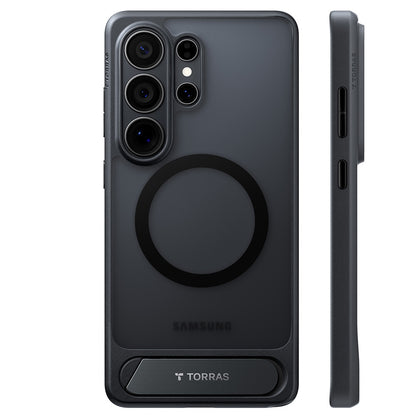 MagSafe Hülle für Samsung Galaxy S26 Ultra S948, Torras, Pstand, Schwarz