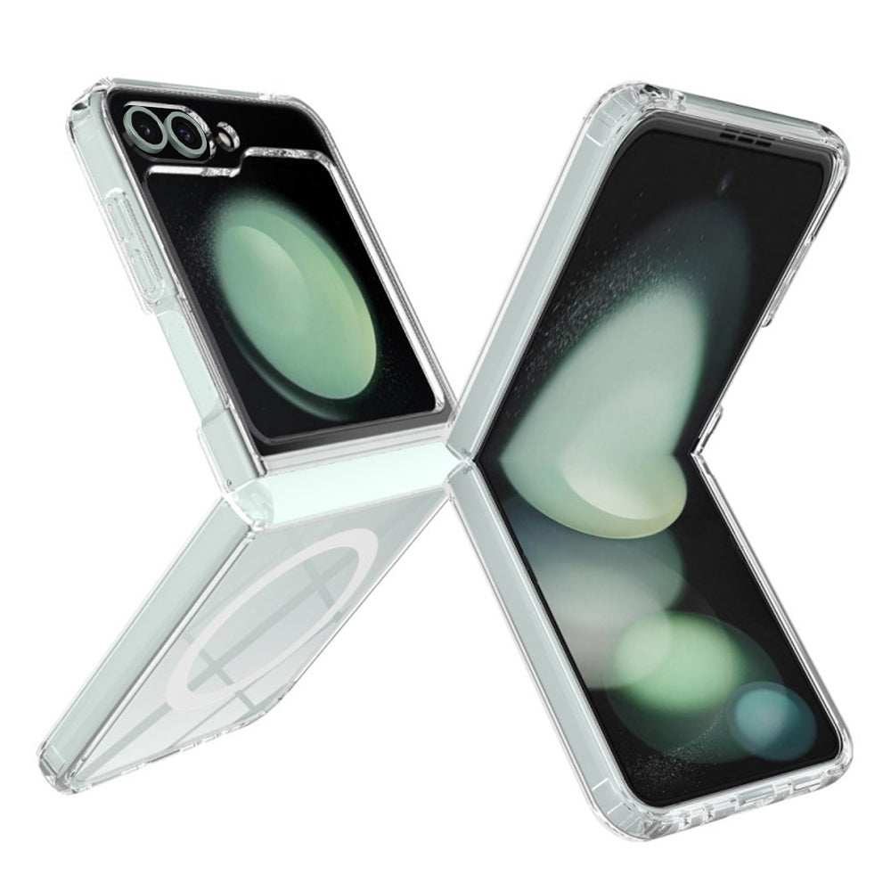 MagSafe-Hülle für Samsung Galaxy Z Flip7 FE F761 / Z Flip6 F741, Techsuit, Pro, Transparent