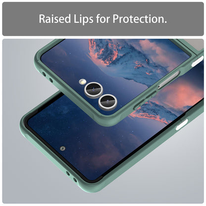 MagSafe-Hülle für Samsung Galaxy Z Flip7 F766, Techsuit, HaloFrost II, Grün
