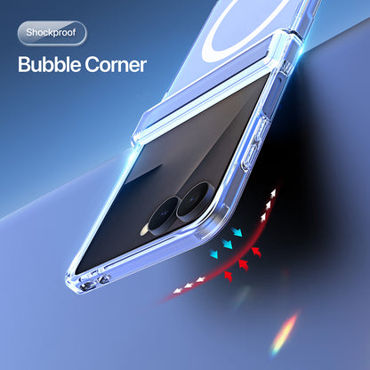 MagSafe-Hülle für Samsung Galaxy Z Flip8 F776, DUX DUCIS, Klar, Transparent