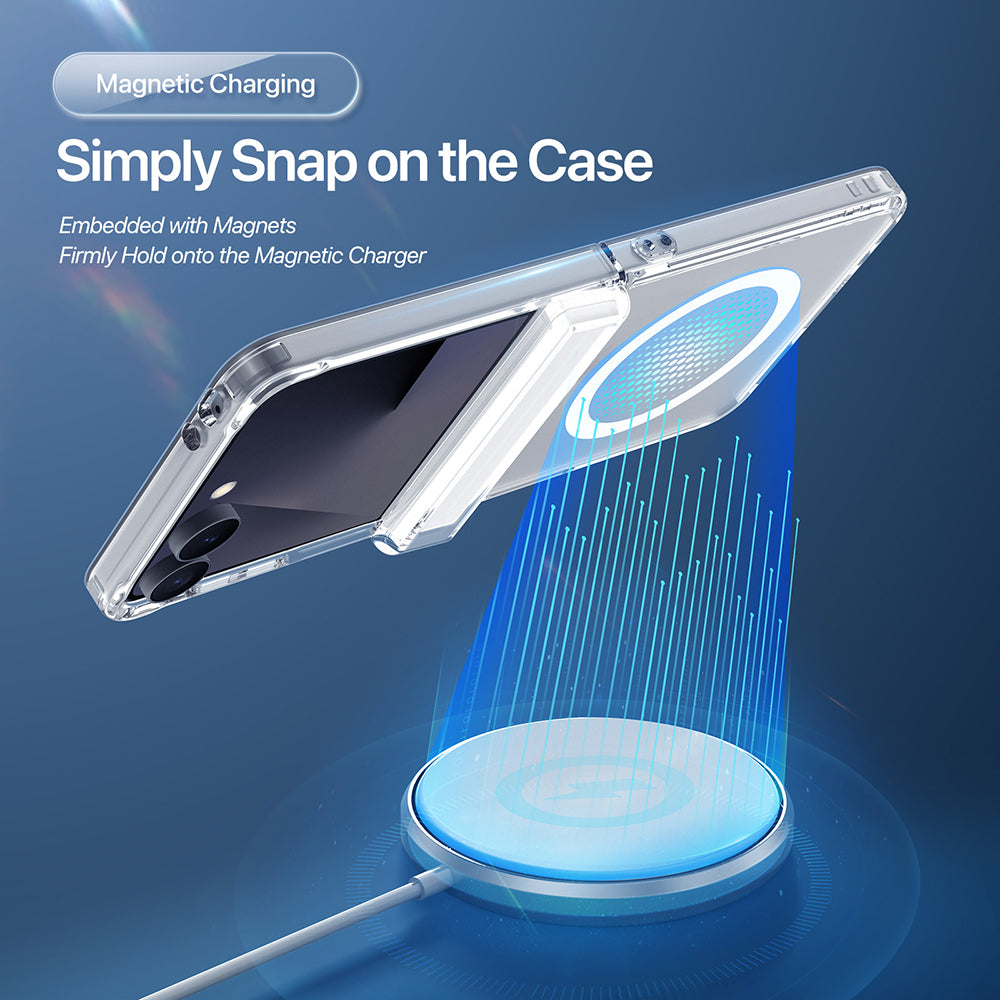 MagSafe-Hülle für Samsung Galaxy Z Flip8 F776, DUX DUCIS, Klar, Transparent