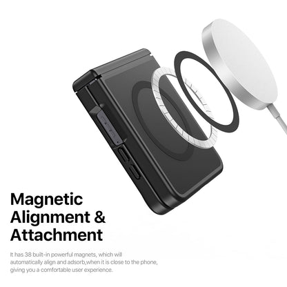 MagSafe-Hülle für Samsung Galaxy Z Flip8 F776, DUX DUCIS, Yind, Schwarz