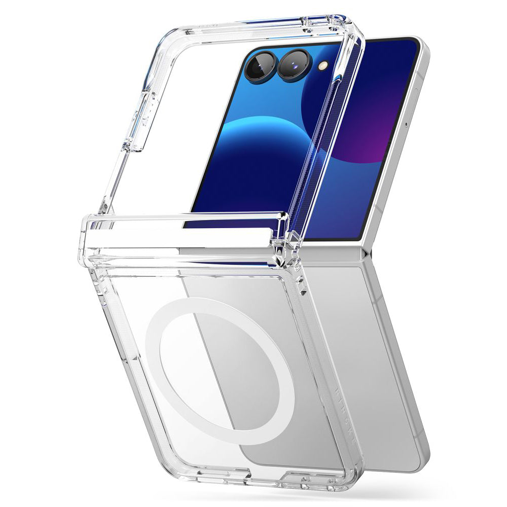 MagSafe-Hülle für Samsung Galaxy Z Flip8 F776, Ringke, Fusion Flap, Transparent