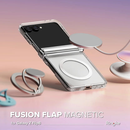 MagSafe-Hülle für Samsung Galaxy Z Flip8 F776, Ringke, Fusion Flap, Transparent
