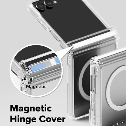 MagSafe-Hülle für Samsung Galaxy Z Flip8 F776, Ringke, Fusion Flap, Transparent