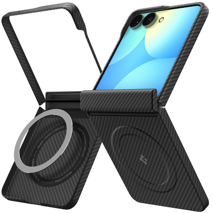 MagSafe Case for Samsung Galaxy Z Flip8 F776, Spigen, Air Skin, Black ACS11513