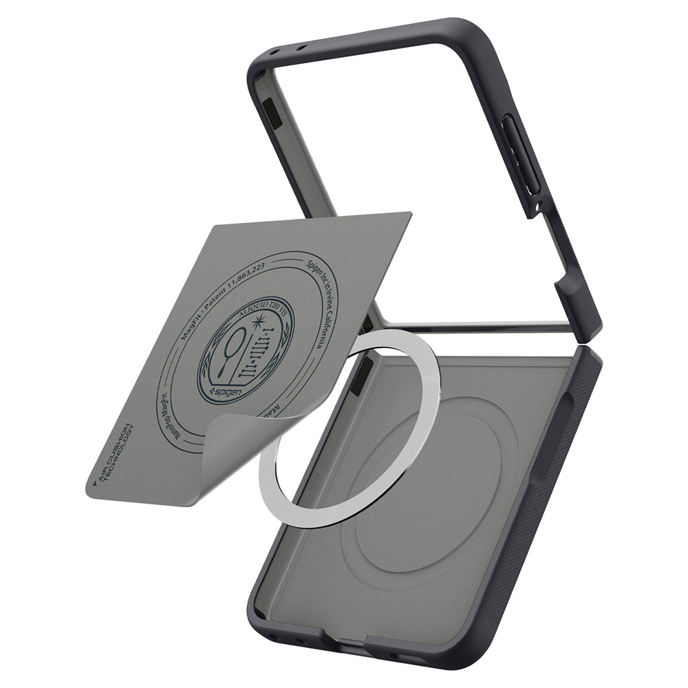 MagSafe Case for Samsung Galaxy Z Flip8 F776, Spigen, Caseology Nano Pop, Black ACS11523