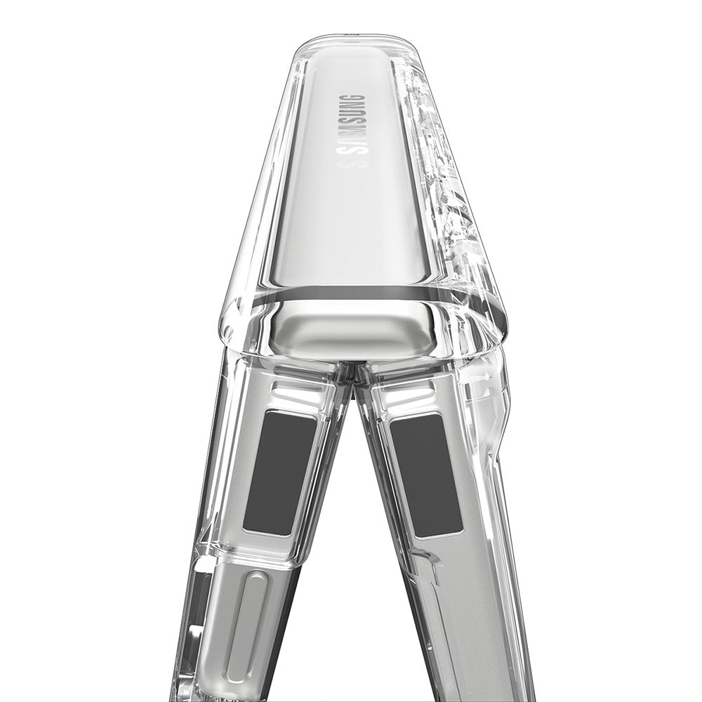 MagSafe-Hülle für Samsung Galaxy Z Flip8 F776, Spigen, Ultra Hybrid Pro, Transparent Weiß ACS11524